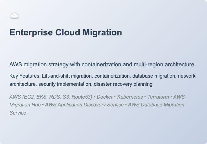Enterprise Cloud Migration