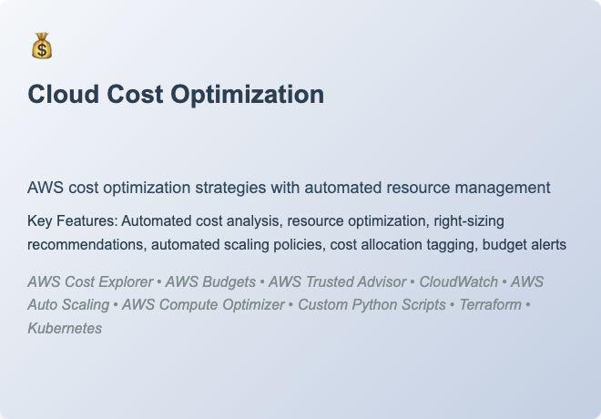 Cloud Cost Optimization Engine