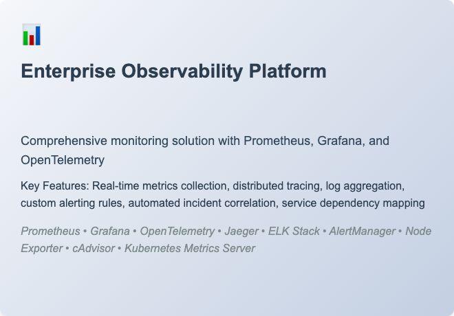Enterprise Observability Platform