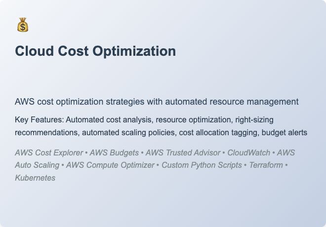 Cloud Cost Optimization